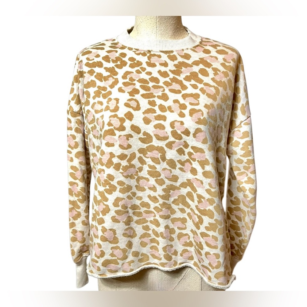 Aerie Women’s Desert Leopard Soft Chic Oversized Sweatshirt
